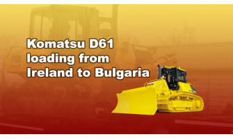 Komatsu D61 loaded Onto Lowloader